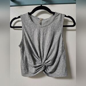 Grey Aritzia Crossover Tank